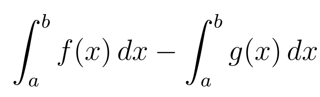 Área entre dos curvas | totumat.com
