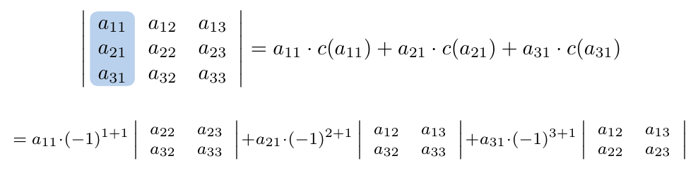Determinantes - Método de Laplace | totumat.com