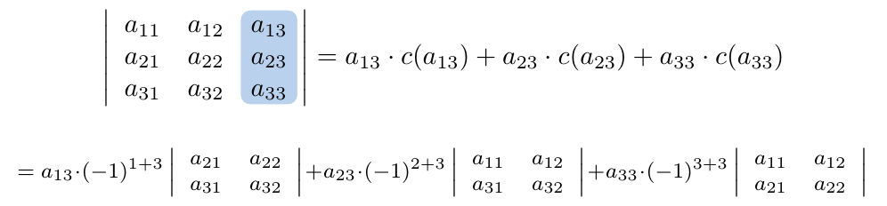 Determinantes - Método de Laplace | totumat.com