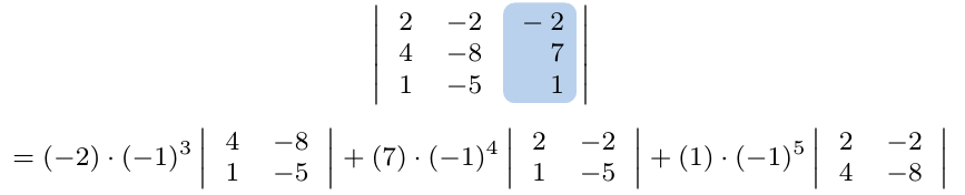 Determinantes - Método de Laplace | totumat.com