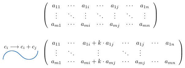 Sumar una columna de una matriz multiplicada por un escalar | totumat.com